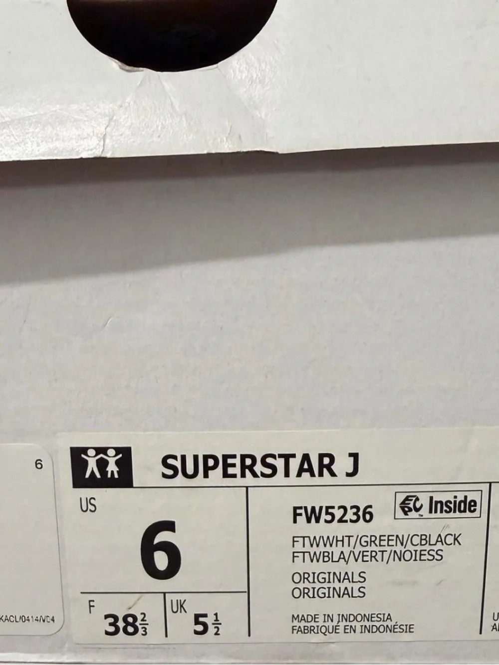 Adidas Superstar J FW5236 sneakers 👟